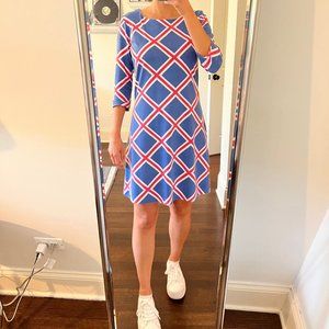 Mahi Gold Bimini Dress | Excellent Condition | Blue and Pink